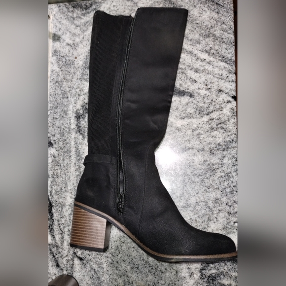 Sonoma black faux suede boots size 9 1/2 - Picture 8 of 9